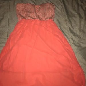 Coral dress